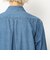 コットンライトデニム ロングシャツ
