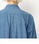 コットンライトデニム ロングシャツ
