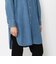 コットンライトデニム ロングシャツ