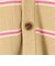 コットンリブ クロップドカーディガン