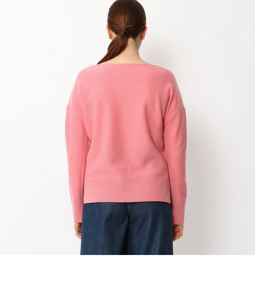 ウールカシミヤ ボートネックプルオーバー｜トゥモロ－ランドの