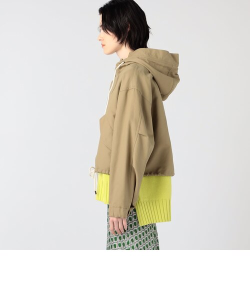 コットンダブルクロス フーデッドブルゾン｜トゥモロ－ランドの