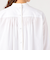 ホワイトコンビネーション フロントタックチュニックシャツ
