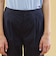 コットンストレッチブロード タックテーパードパンツ