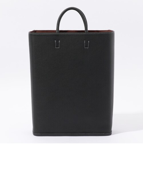 別注】A×TOMORROWLAND BOX TOTE シュリンクレザー トートバッグ