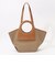 HEREU CALA SMALL Leather-trimmed キャンバストートバッグ