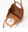 HEREU CALA SMALL Leather-trimmed キャンバストートバッグ