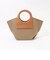 HEREU CALA SMALL Leather-trimmed キャンバストートバッグ