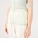 Mame Kurogouchi Marble Printed Plaid Sheer Crew Neck Top