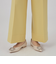 ストレッチボタニー ワイドパンツ