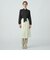 ストレッチボタニー ラップスカート