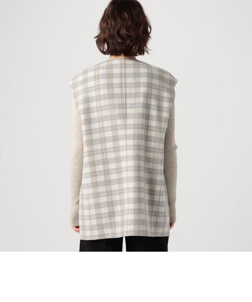 プレーンダブルフェイス リバーシブルジレ｜トゥモロ－ランドの