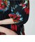 コートペイントフラワープリント シャーリングワンピース