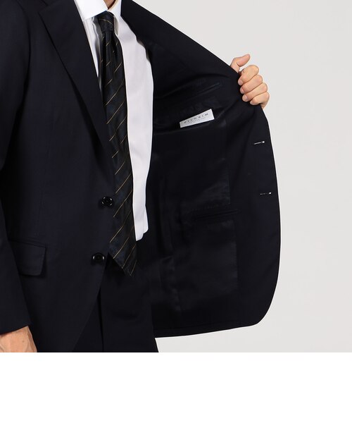 ウールツイル シングルブレステッド2Bジャケット E.Zegna｜トゥモロ