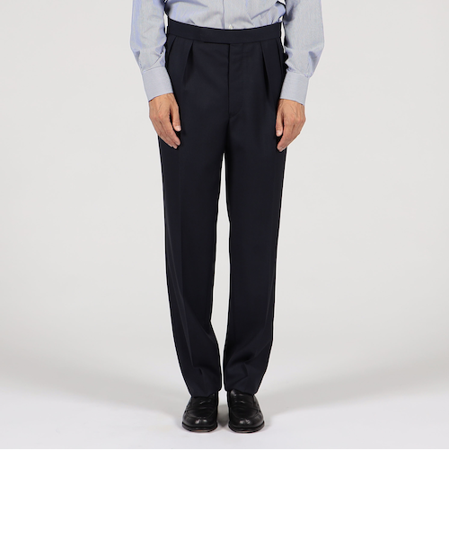 未使用新品 Fumiya Hirano Trousers 38 Regent REGEND ウール無地 51／Regent／Dormeuil