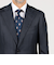 ウールシルク ピンヘッド シングルブレステッド2Bスーツ Delfino