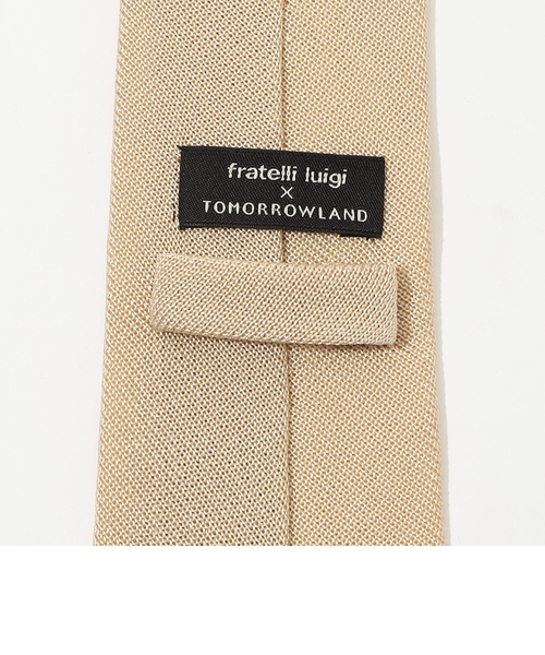 Fratelli Luigi シルク ソリッドニットタイ｜トゥモロ－ランドの