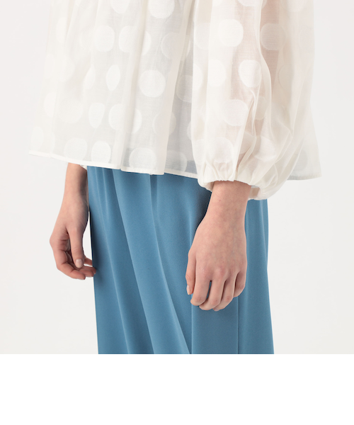 専用✨TOMORROWLAND　ドットカットジャカード ペプラムブラウス 楽天市場】【SALE／40%OFF】ドットカットジャカード ペプラム