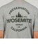 YOSEMITEロゴプリント クルーネックTシャツ MHE3311AK