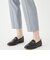 シャイニーピンポイント テーパードパンツ