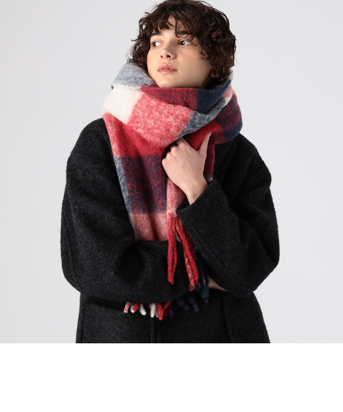 TOMORROWLAND アルパカチェックストール｜トゥモロ－ランドの