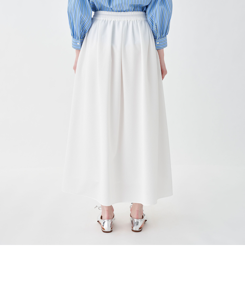 □シアーサッカーギャザーロングスカート｜トゥモロ－ランドの