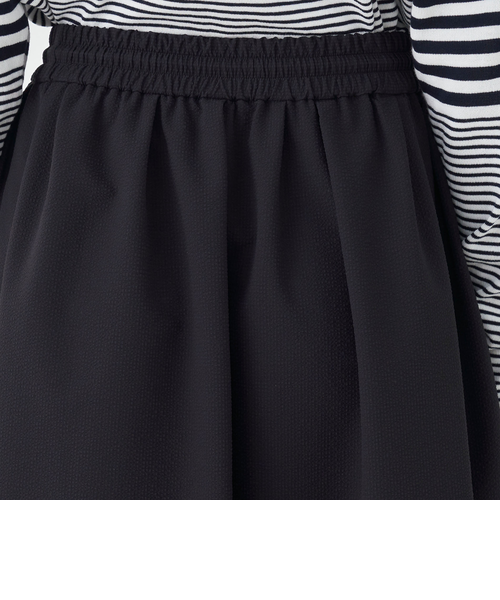 □シアーサッカーギャザーロングスカート｜トゥモロ－ランドの