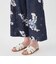 アイレットハイビスカス ストレートパンツ