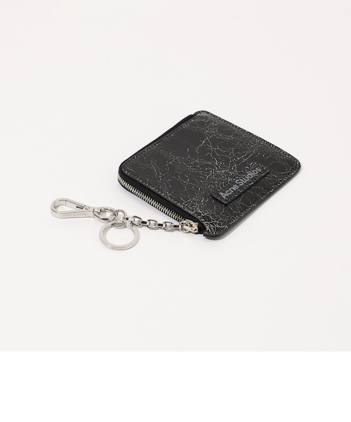 Acne Studios ジップレザーウォレット ミニ財布 □Acne Studios ジップレザーウォレット｜トゥモロ－ランドの