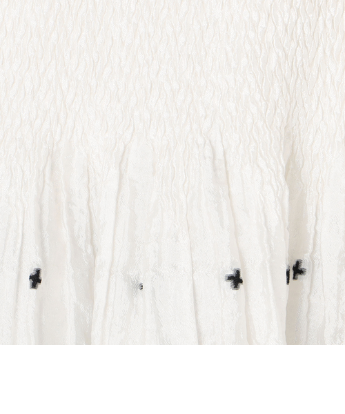 シャーリングジャカード 2-wayキャミソールワンピース｜トゥモロ