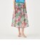 ビーチガーデンプリント タックスイングスカート
