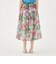 ビーチガーデンプリント タックスイングスカート