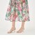 ビーチガーデンプリント タックスイングスカート