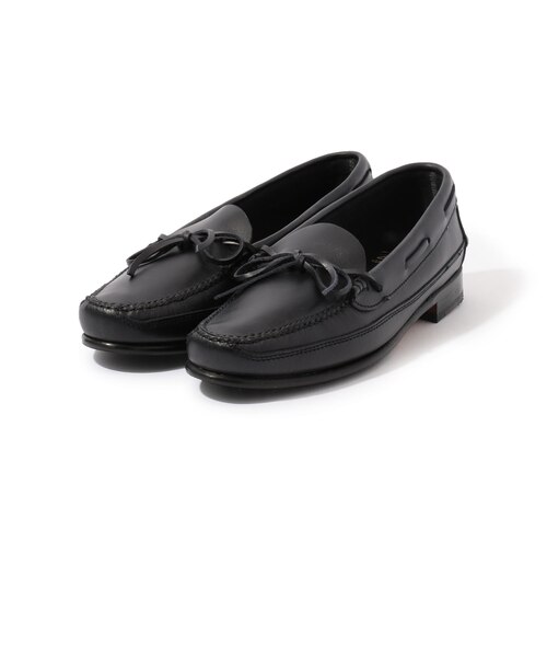 BEAMS F別注 カステラーノ カヌーモックシューズ ブラック 40 CASTELLANO CANOE MOC カヌーモックシューズ｜トゥモロ－ランドの