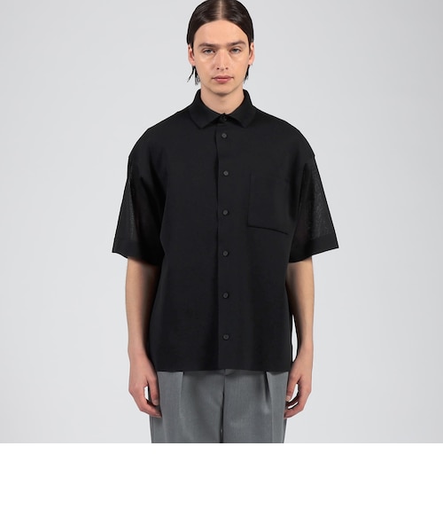CFCL/TC MILAN RIB SHORT SLEEVE SHIRT シャツ CFCL TC MILAN RIB SHORT SLEEVE SHIRT｜トゥモロ－ランドの