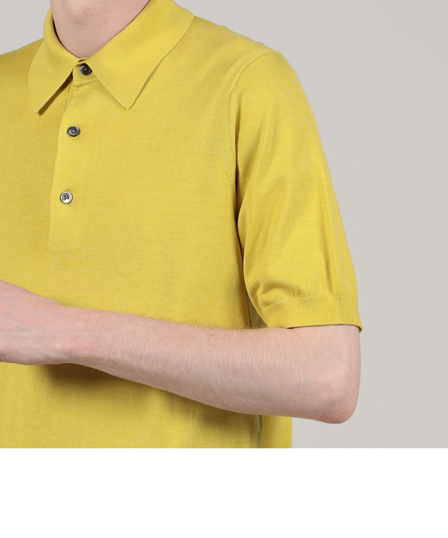 美品TOMORROWLAND シルクコットンニットポロシャツ SESIA TOMORROWLAND tricot シルクコットン ニットポロシャツ SESIA