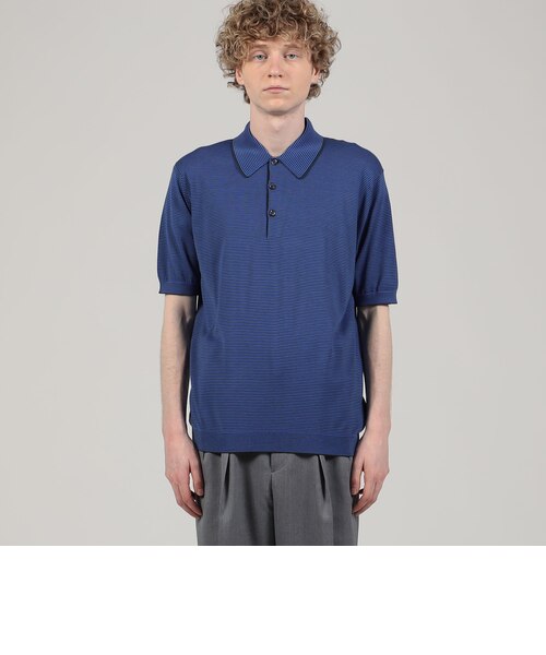 JOHN SMEDLEY KYSON 30G EASY FIT ニットポロシャツ｜トゥモロ－ランド