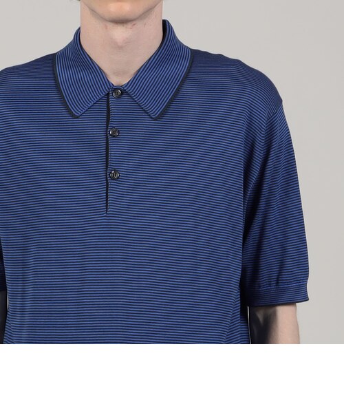 JOHN SMEDLEY KYSON 30G EASY FIT ニットポロシャツ｜トゥモロ－ランド