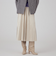 ライトスエード アンブレラプリーツスカート