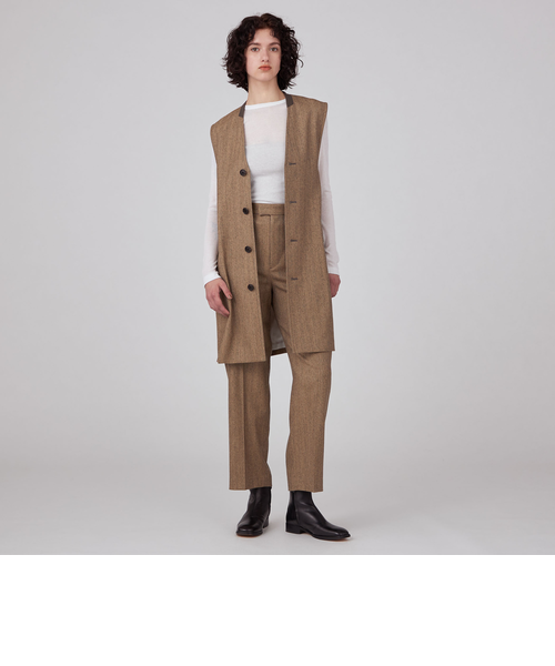 ウールサキソニー ロングジレ｜トゥモロ－ランドのアウトレット通販