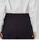 圧縮ニット タックストレートパンツ