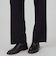 圧縮ニット タックストレートパンツ