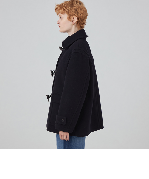 ウールナイロンメルトン ダッフルショートコート｜トゥモロ－ランドの