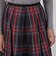 シルクタフタタータンチェック タックスカート