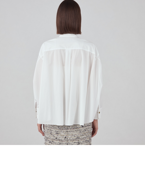 ホワイトコンビネーション マントブラウス｜トゥモロ－ランドの