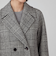 ウールカシミヤグレンチェック ショートコート