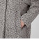アニマルシャギー ノーカラーコクーンコート