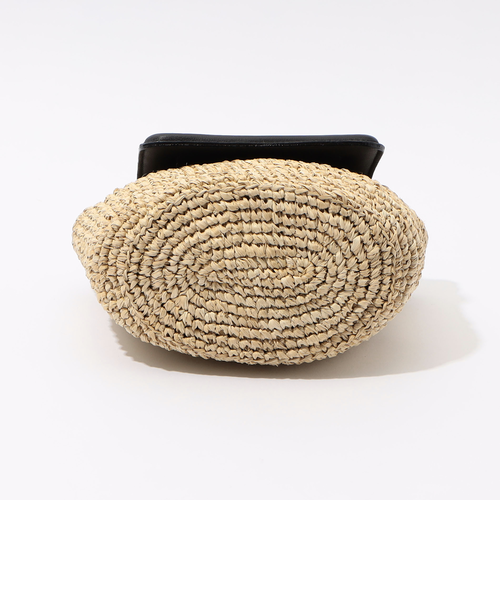 □VIOLAd'ORO ラフィアチェーンショルダーポシェット｜トゥモロ