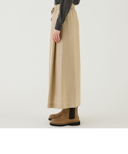 □フェブリルシルク サイドタックマキシスカート｜トゥモロ－ランドの