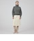 PURE LAMBS MELTON トラペーズスカート